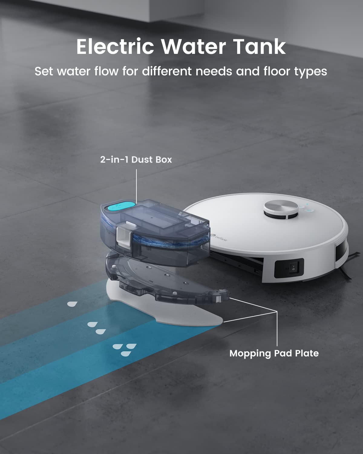Lefant M1 Robot Vacuum & Mop – 5500Pa, Laser Navigation, App Control