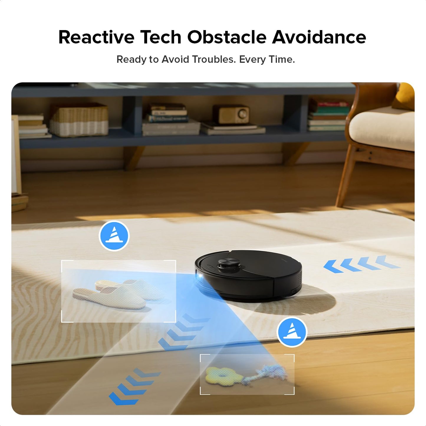 Roborock Q10 S5 Robot Vacuum & Mop – 10,000Pa Suction, Black