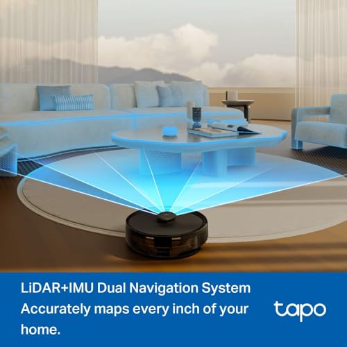 Tapo RV30 Max Plus Robot Vacuum & Mop – 5300Pa Suction, Auto-Empty, Alexa & Google