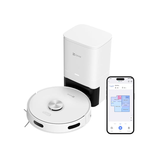EZVIZ RE5 Plus Robot Vacuum & Mop – 4000Pa, Self-Emptying, LiDAR