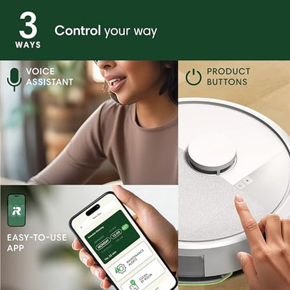 iRobot Roomba 105 Robot Vacuum Cleaner with Mop – White