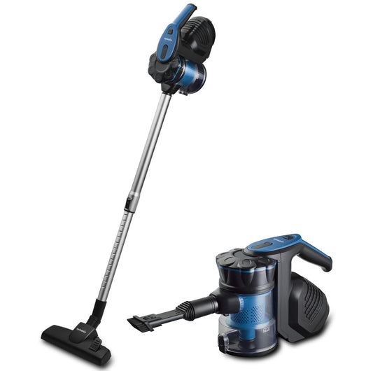 Vytronix HSV3 3-in-1 Upright Vacuum Cleaner – Lightweight Corded Stick & Handheld, 600W, Blue
