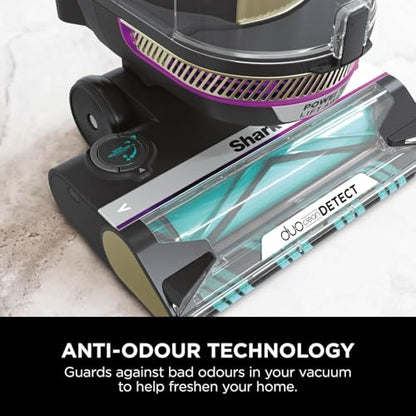 Shark AZ3900UKTBK Corded Upright Vacuum Cleaner – DuoClean Detect, Anti Hair Wrap, Charcoal