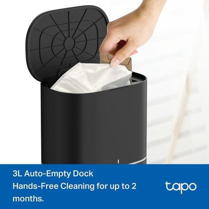 Tapo RV30 Max Plus Robot Vacuum & Mop – 5300Pa Suction, Auto-Empty, Alexa & Google