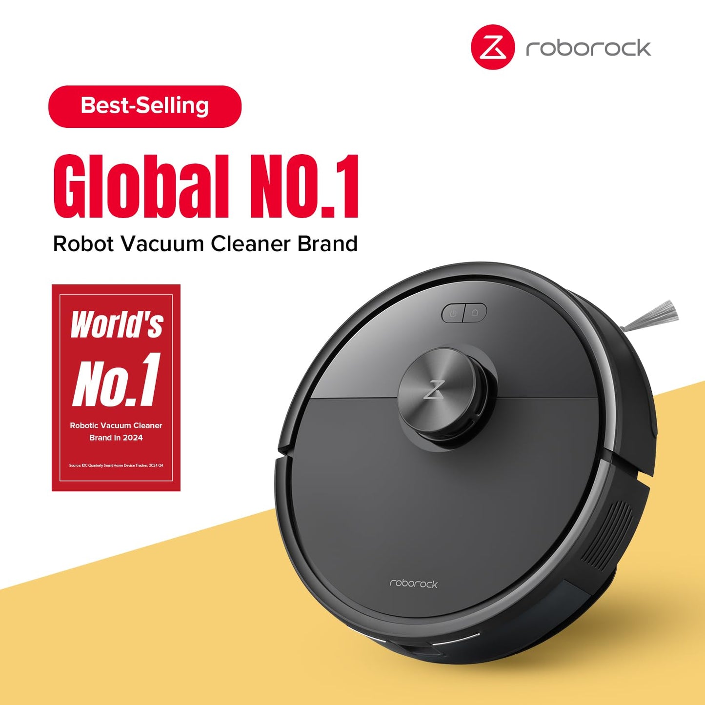 Roborock Q7 M5 Robot Vacuum and Mop – 10,000Pa Suction, Smart LiDAR Navigation, Black