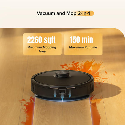 Roborock Q7 M5 Robot Vacuum and Mop – 10,000Pa Suction, Smart LiDAR Navigation, Black