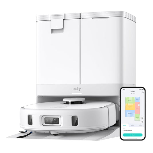 eufy X10 Pro Omni Robot Vacuum Cleaner with Mop – 8,000Pa Suction & All-in-One Auto-Cleaning Station