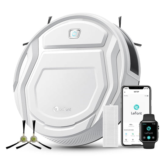 Lefant M210 Robot Vacuum Cleaner – 2200Pa Suction, Self-Charging, Wi-Fi & Alexa Control