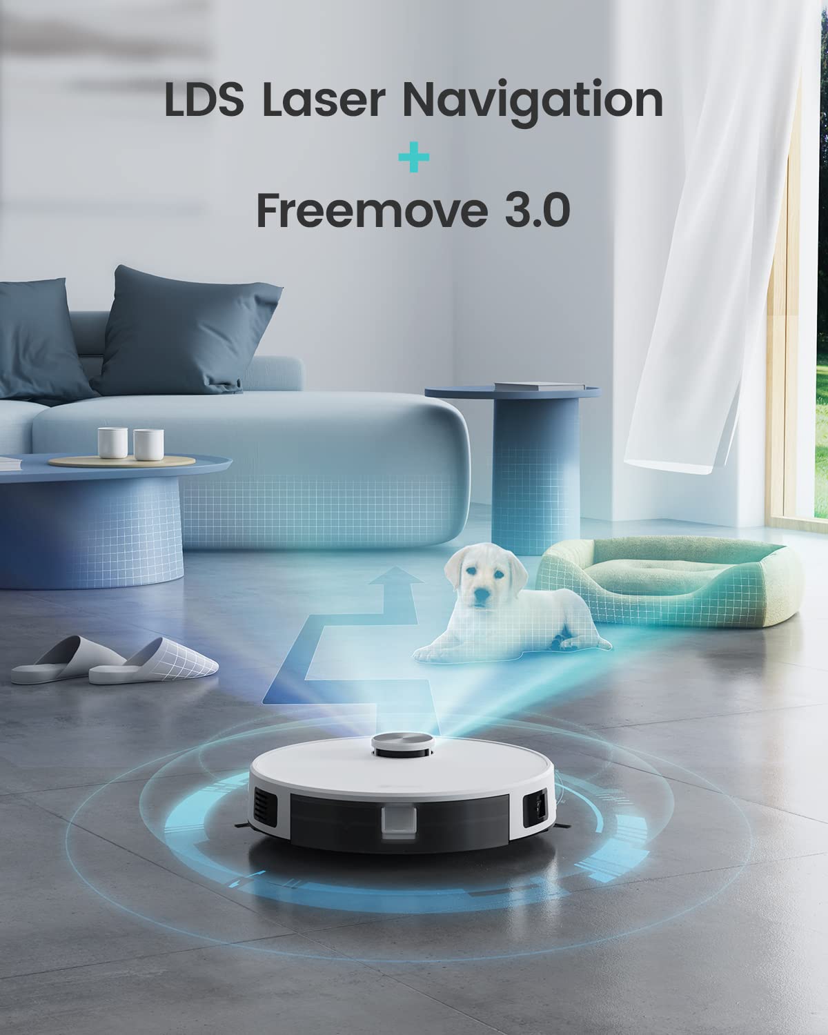 Lefant M1 Robot Vacuum & Mop – 5500Pa, Laser Navigation, App Control