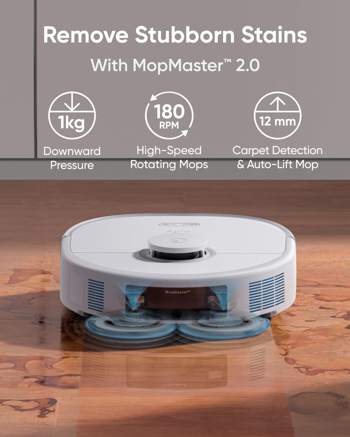 eufy X10 Pro Omni Robot Vacuum Cleaner with Mop – 8,000Pa Suction & All-in-One Auto-Cleaning Station