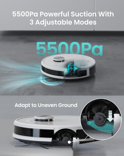 Lefant M1 Robot Vacuum & Mop – 5500Pa, Laser Navigation, App Control