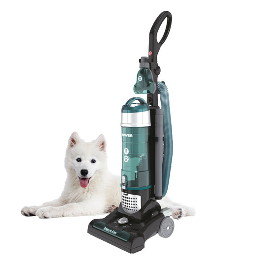 Hoover Breeze Evo Pets Upright Vacuum Cleaner – Lightweight, Corded, 3L Dust Bin, Chameleon Green