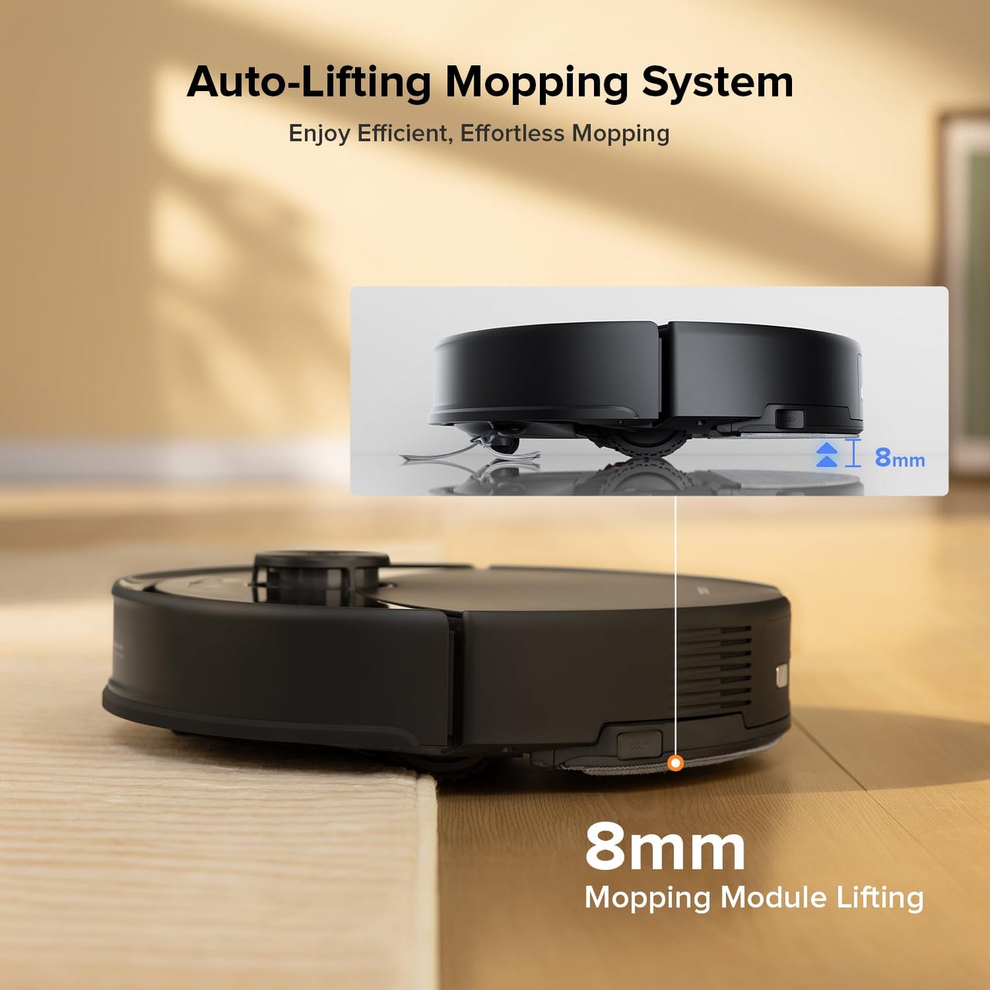 Roborock Q10 S5 Robot Vacuum & Mop – 10,000Pa Suction, Black