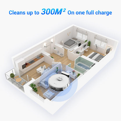 EZVIZ RE5 Plus Robot Vacuum & Mop – 4000Pa, Self-Emptying, LiDAR