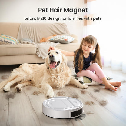 Lefant M210 Robot Vacuum Cleaner – 2200Pa Suction, Self-Charging, Wi-Fi & Alexa Control