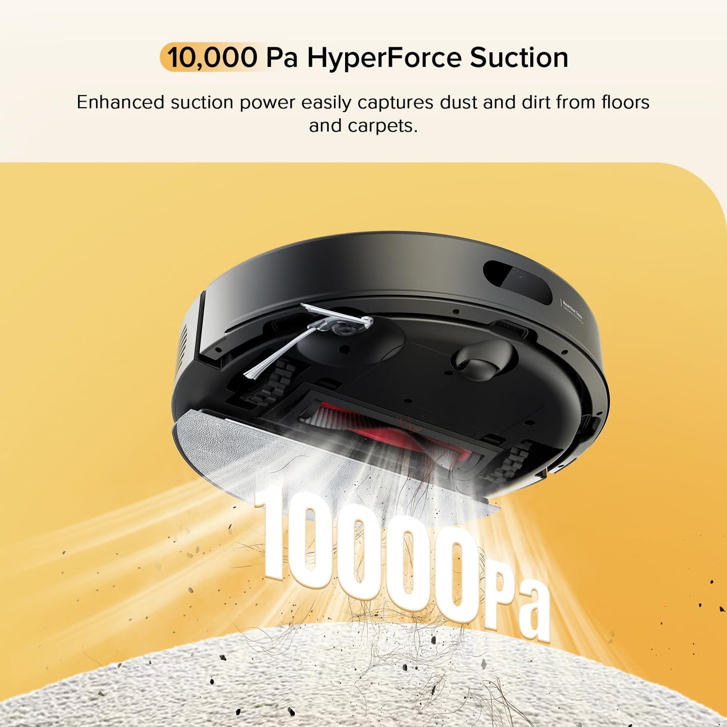 Roborock Q7 M5 Robot Vacuum and Mop – 10,000Pa Suction, Smart LiDAR Navigation, Black