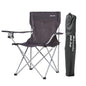 Eurohike Peak Folding Chair – Lightweight, Portable with Drinks Holder & Arm Rests – Grey