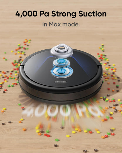 eufy G50 Robot Vacuum – 4,000Pa Suction, Pro-Detangle Brush, Pet Hair & Hard Floor Cleaning