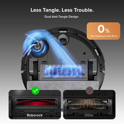 roborock Q10 S5+ Robot Vacuum – Self-Emptying, 10,000Pa Suction, Dual Anti-Tangle, Auto-Lifting Mop
