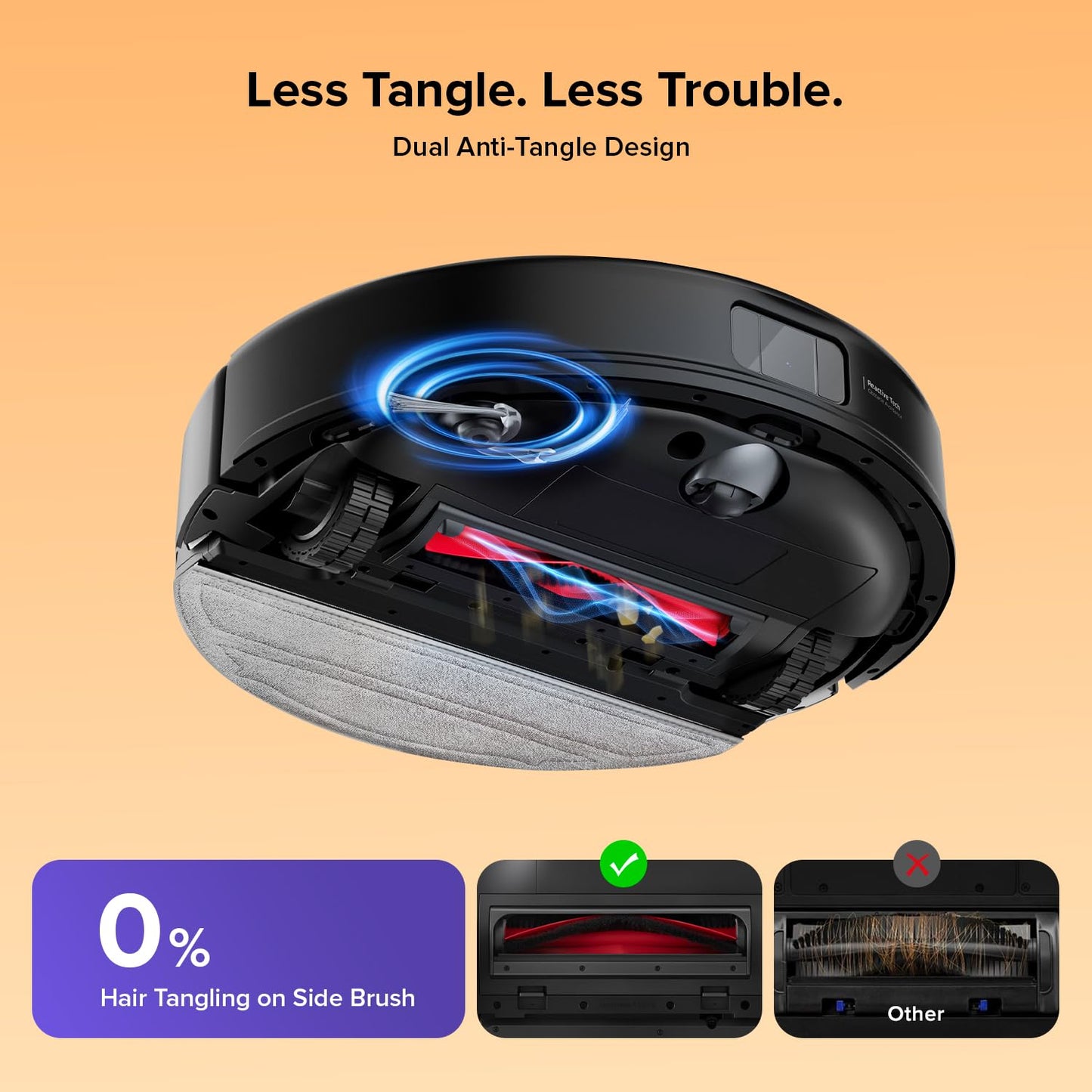 Roborock Q10 S5 Robot Vacuum & Mop – 10,000Pa Suction, Black