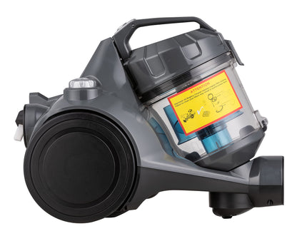 Compact Bagless Cylinder Vacuum Cleaner with HEPA Filter – 700W, 1.5L, Lightweight & Quiet, Black