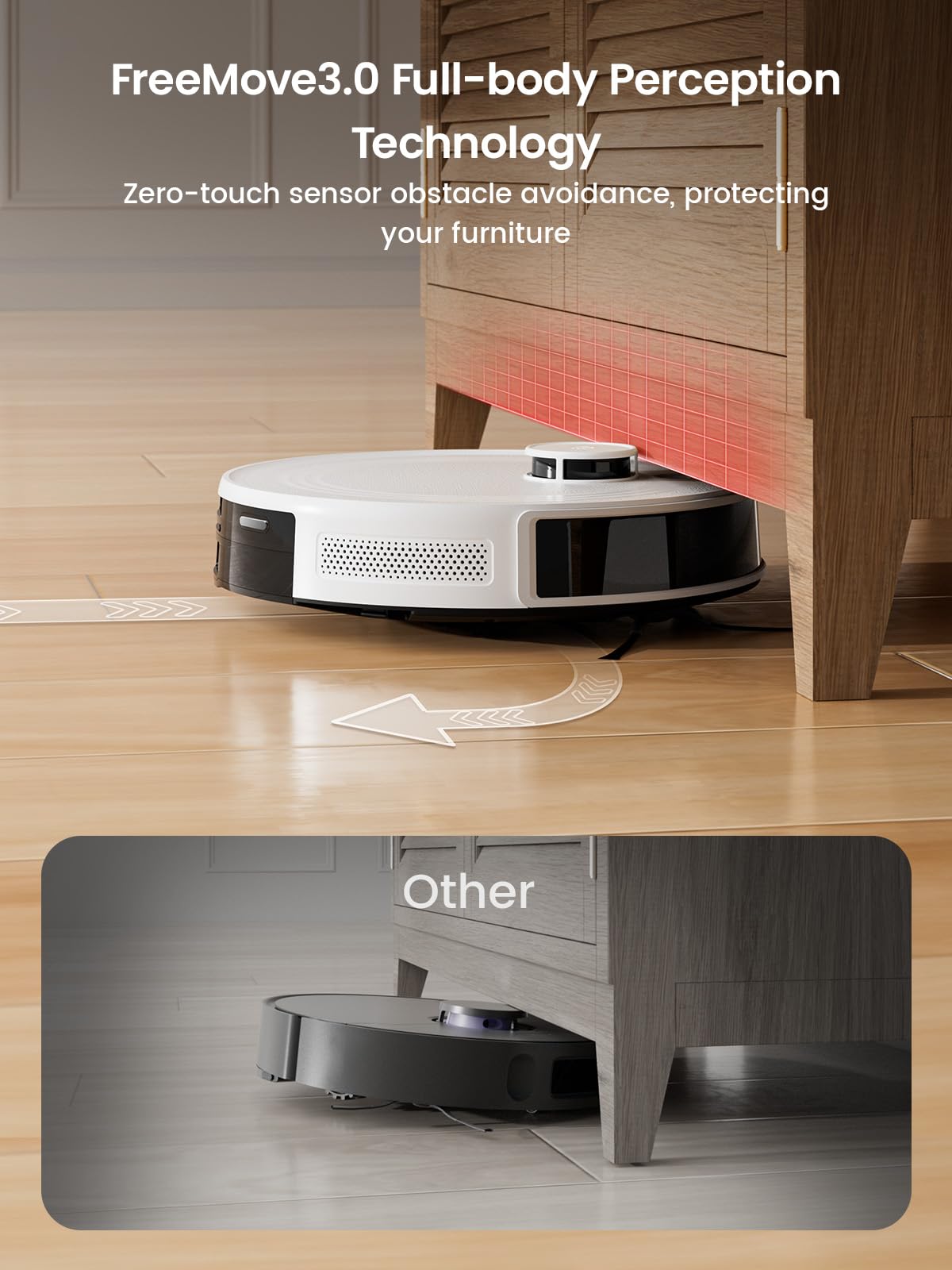 Lefant M2 Robot Vacuum & Mop – 6,000Pa Suction, Laser Navigation, App & Alexa Control