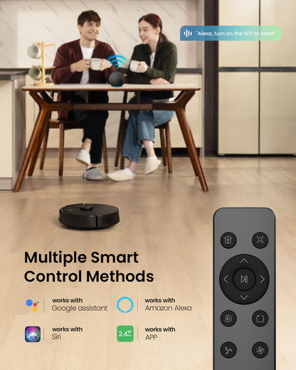 Vexilar Self-Emptying Robot Vacuum & Mop – 5000Pa Suction, 60-Day Hands-Free