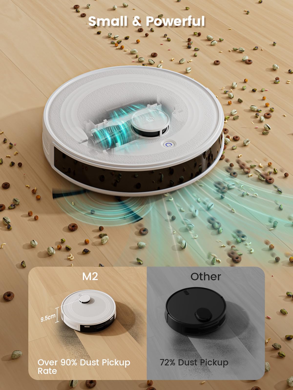 Lefant M2 Robot Vacuum & Mop – 6,000Pa Suction, Laser Navigation, App & Alexa Control