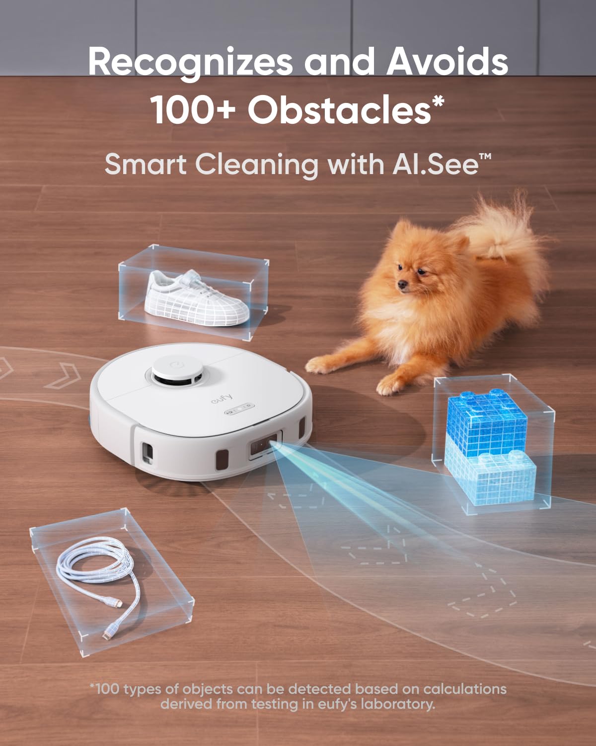 eufy X10 Pro Omni Robot Vacuum Cleaner with Mop – 8,000Pa Suction & All-in-One Auto-Cleaning Station