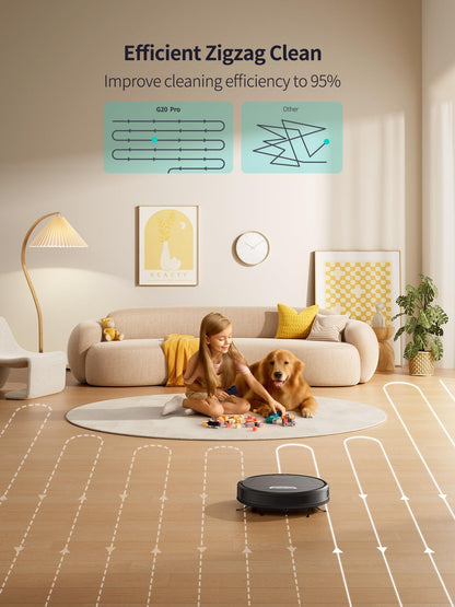 HONITURE G20 PRO Robot Vacuum & Mop – 4,500Pa Suction, App & Voice Control