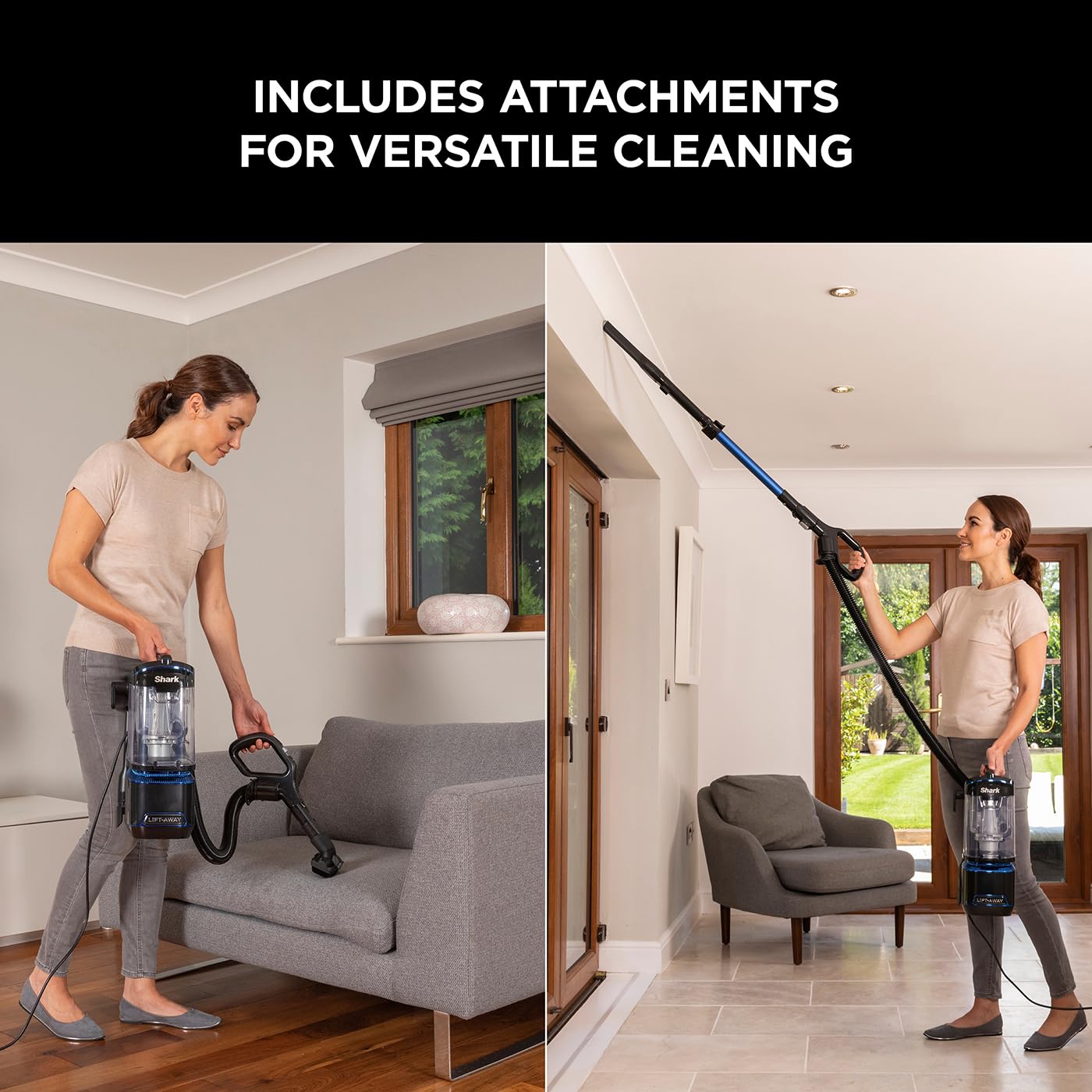 Shark NV602UK Lift-Away Upright Vacuum Cleaner – Blue/Black
