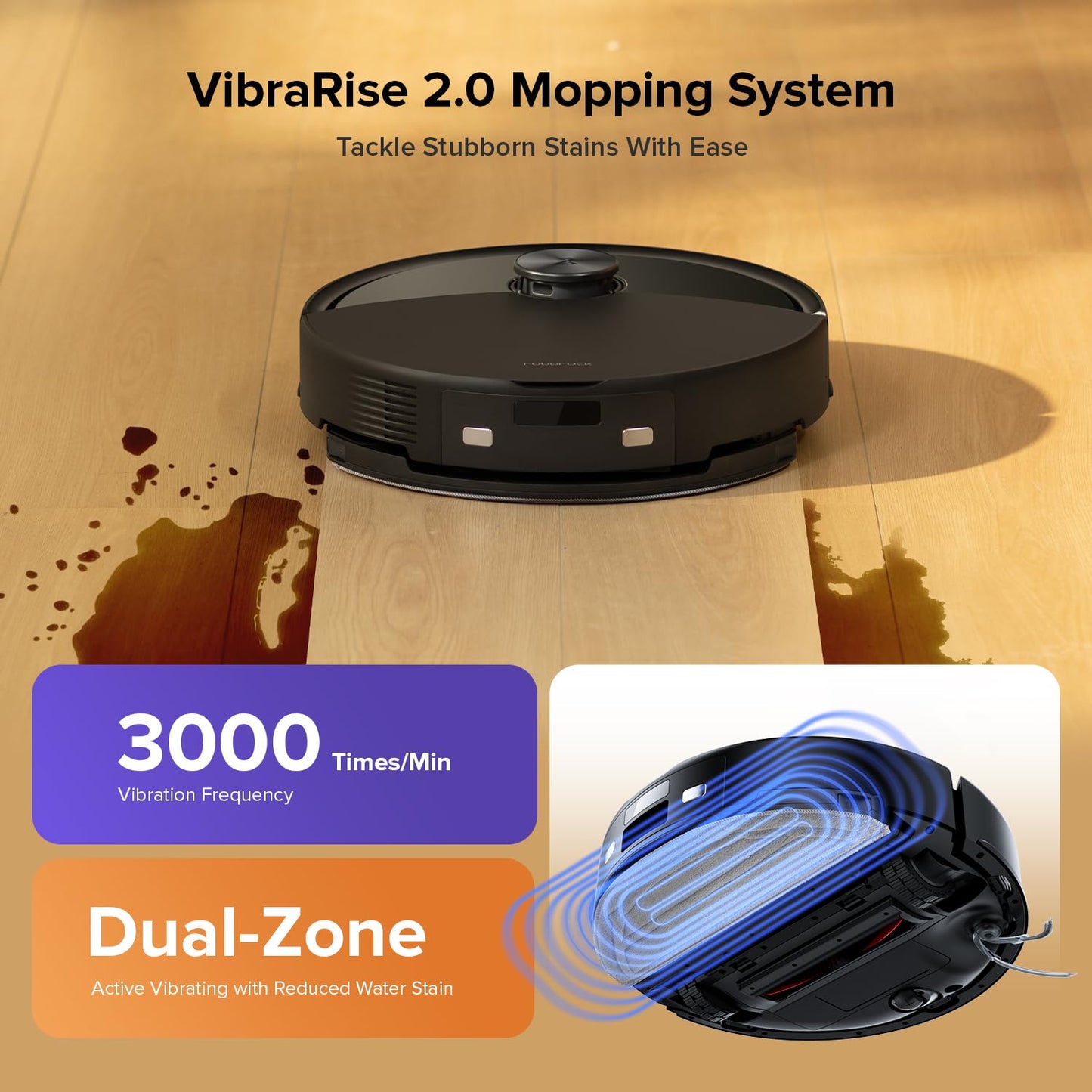 Roborock Q10 S5 Robot Vacuum & Mop – 10,000Pa Suction, Black