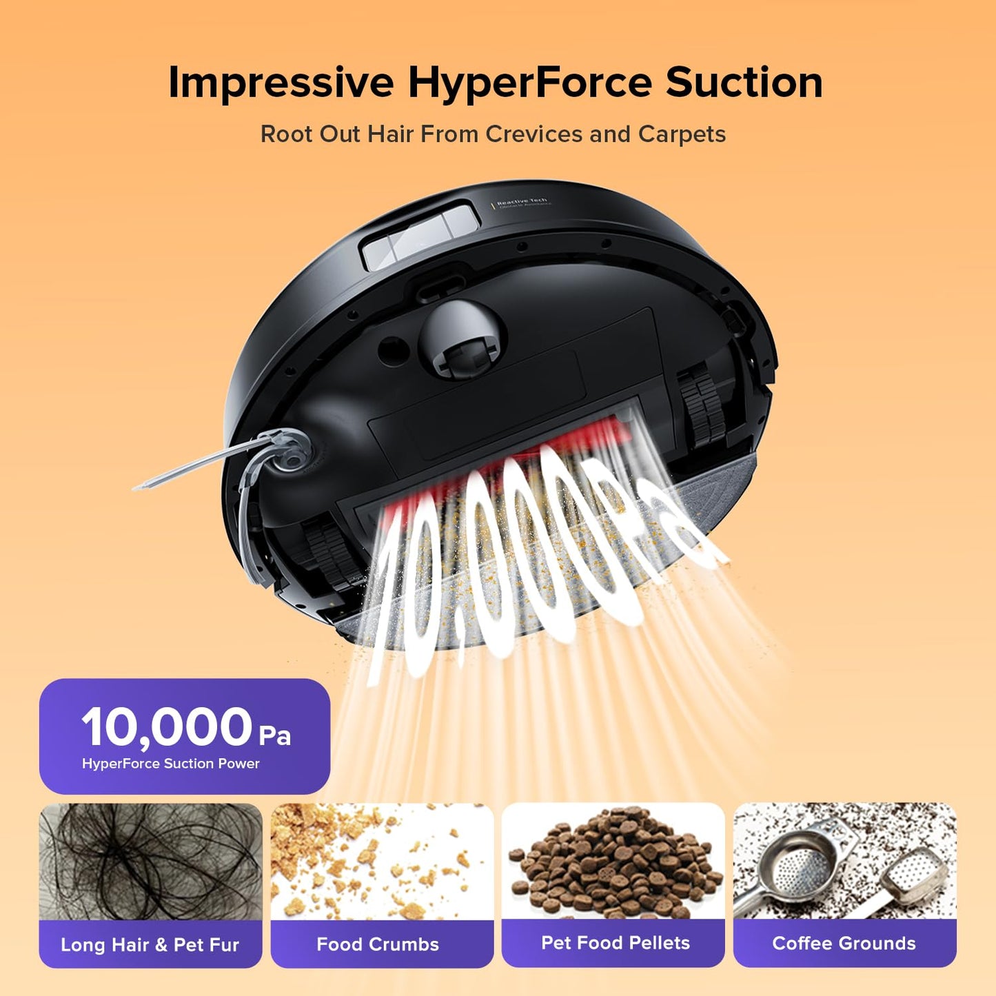 Roborock Q10 S5 Robot Vacuum & Mop – 10,000Pa Suction, Black