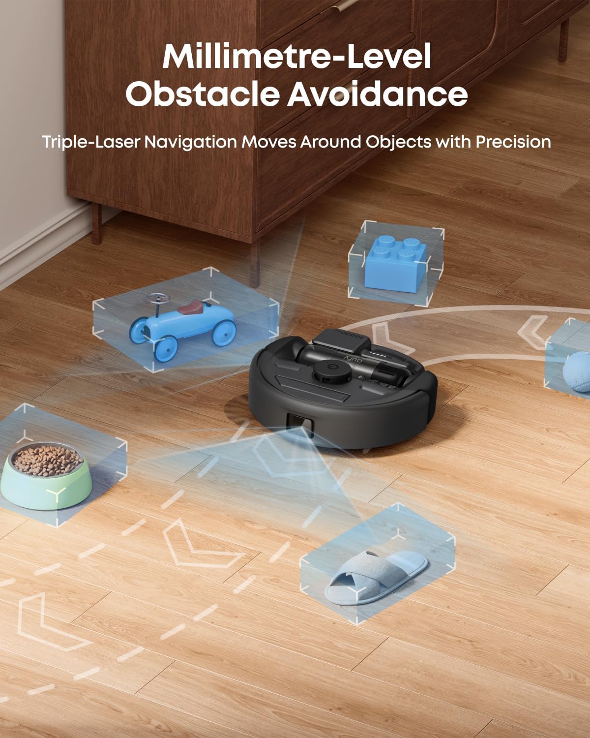 eufy E20 Robot Vacuum & Handheld Combo – 30,000Pa Suction, Self-Emptying