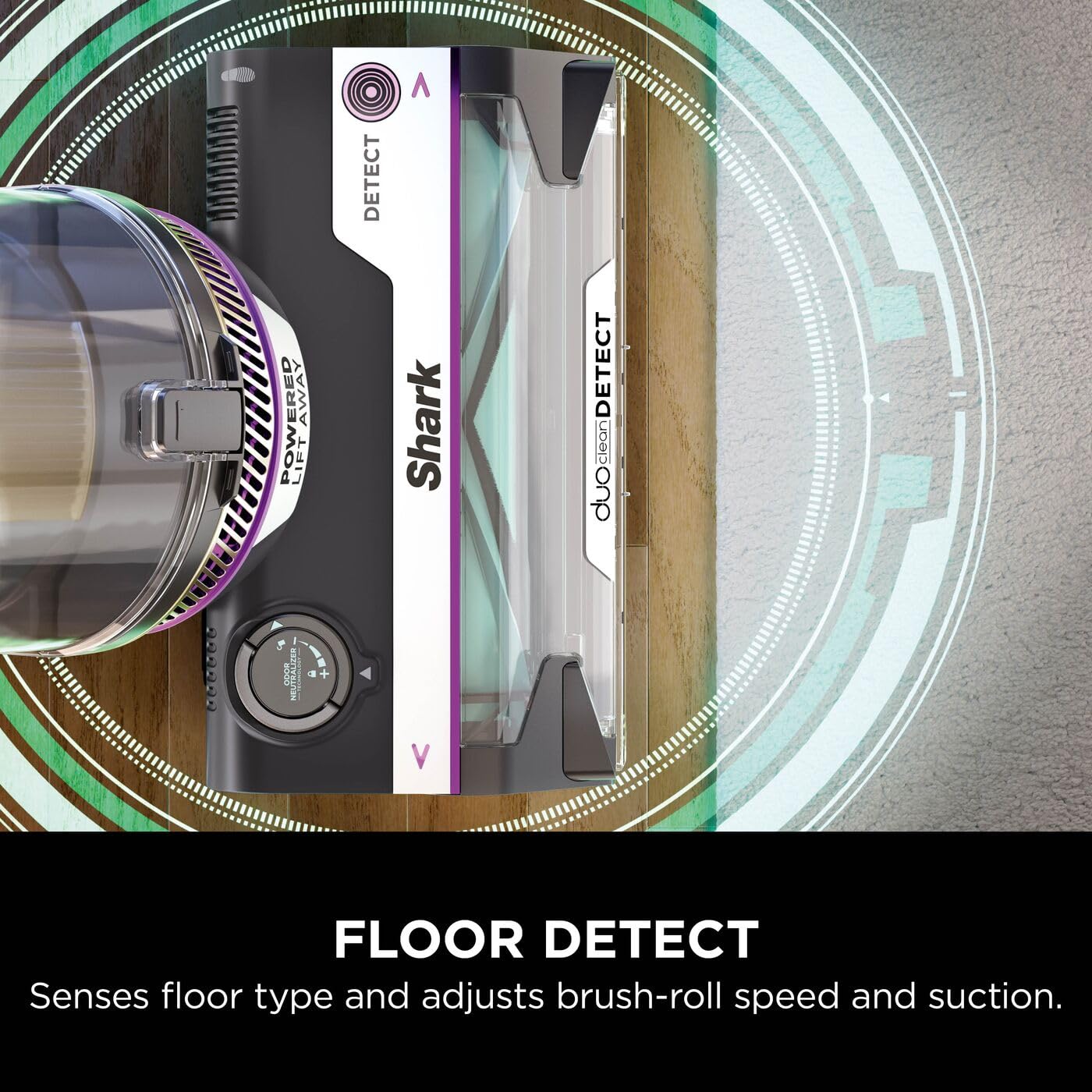 Shark AZ3900UKTBK Corded Upright Vacuum Cleaner – DuoClean Detect, Anti Hair Wrap, Charcoal