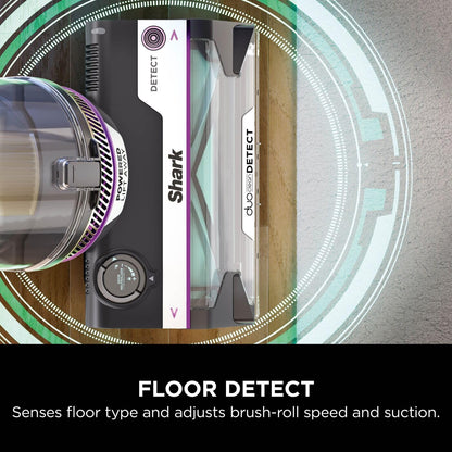 Shark AZ3900UKTBK Corded Upright Vacuum Cleaner – DuoClean Detect, Anti Hair Wrap, Charcoal