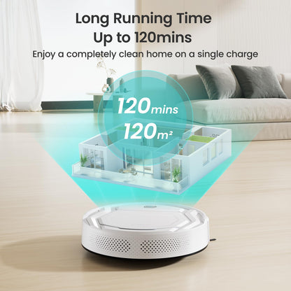 Lefant M210 Robot Vacuum – 2200Pa Suction, Wi-Fi & Alexa Control