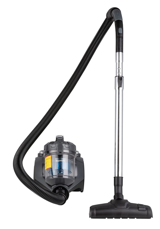 Compact Bagless Cylinder Vacuum Cleaner with HEPA Filter – 700W, 1.5L, Lightweight & Quiet, Black