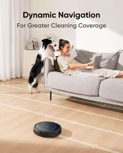 eufy G50 Robot Vacuum – 4,000Pa Suction, Pro-Detangle Brush, Pet Hair & Hard Floor Cleaning