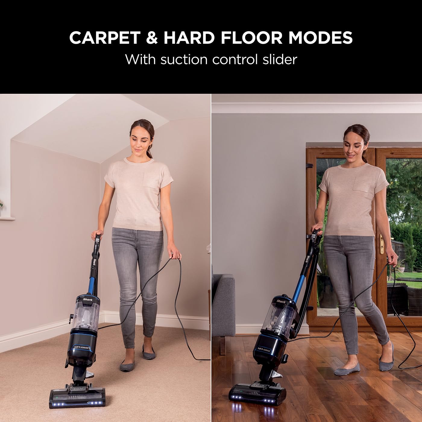 Shark NV602UK Lift-Away Upright Vacuum Cleaner – Blue/Black