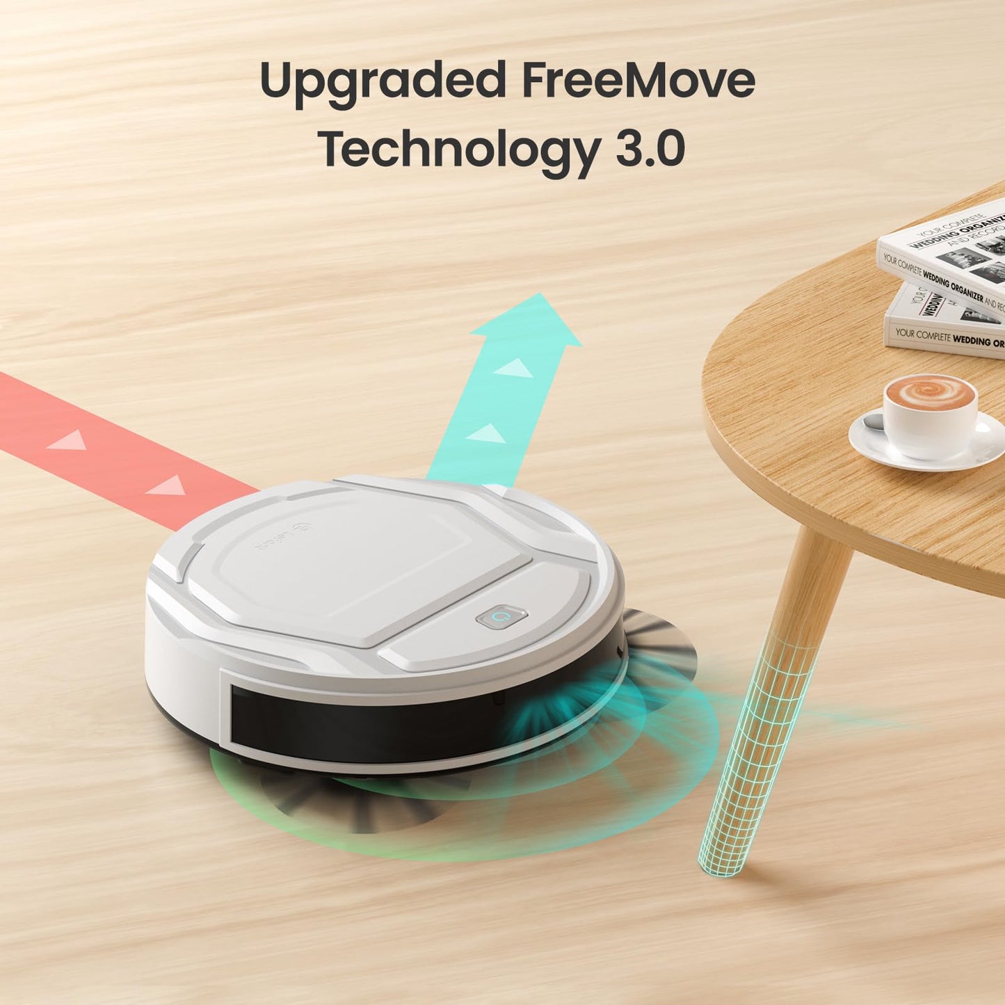 Lefant M210 Robot Vacuum Cleaner – 2200Pa Suction, Self-Charging, Wi-Fi & Alexa Control