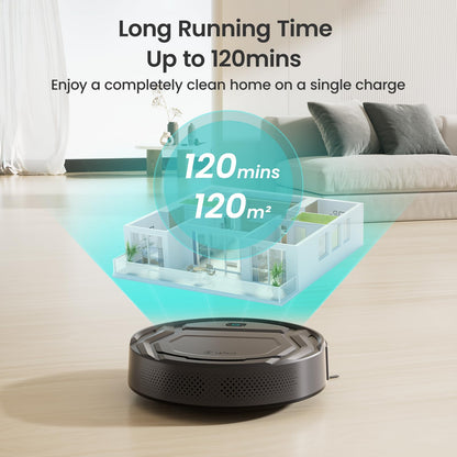 Lefant M210P Robot Vacuum – Slim Design, WiFi & Remote Control, Pet Hair & Hard Floor Cleaning