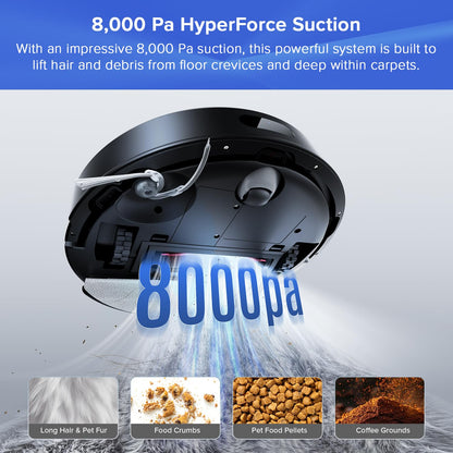 Roborock Q7 L5+ Robot Vacuum & Mop – 8,000Pa Suction, Self-Emptying, Pet Hair Friendly