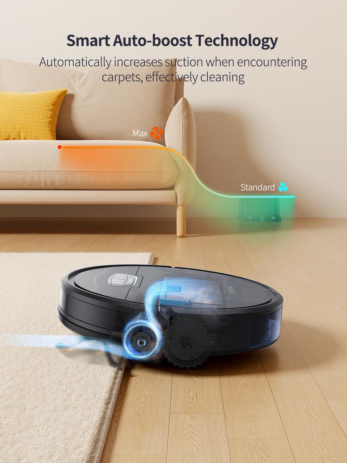 HONITURE G20 PRO Robot Vacuum & Mop – 4,500Pa Suction, App & Voice Control