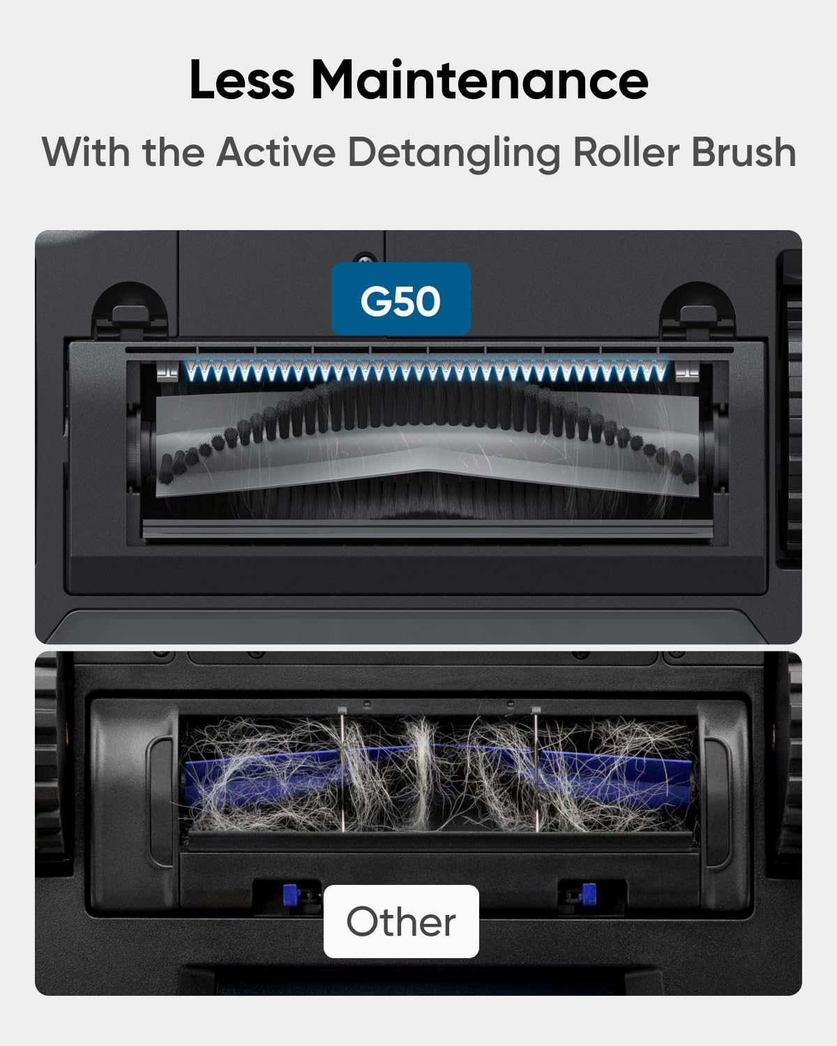 eufy G50 Robot Vacuum – 4,000Pa Suction, Pro-Detangle Brush, Pet Hair & Hard Floor Cleaning