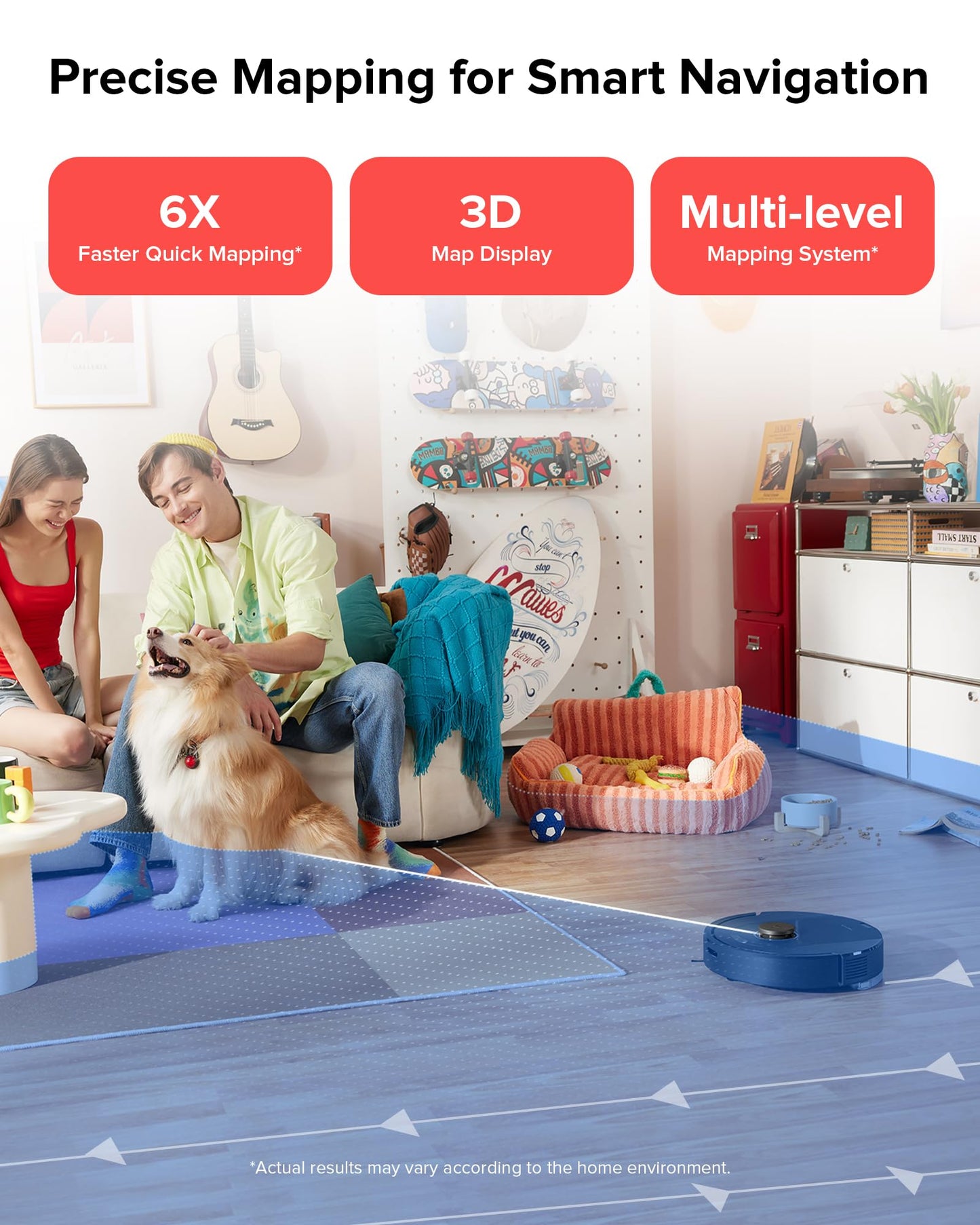 Roborock Q5 Pro+ Robot Vacuum and Mop – 5,500Pa Suction, Self-Emptying, DuoRoller Brush, Smart Navigation