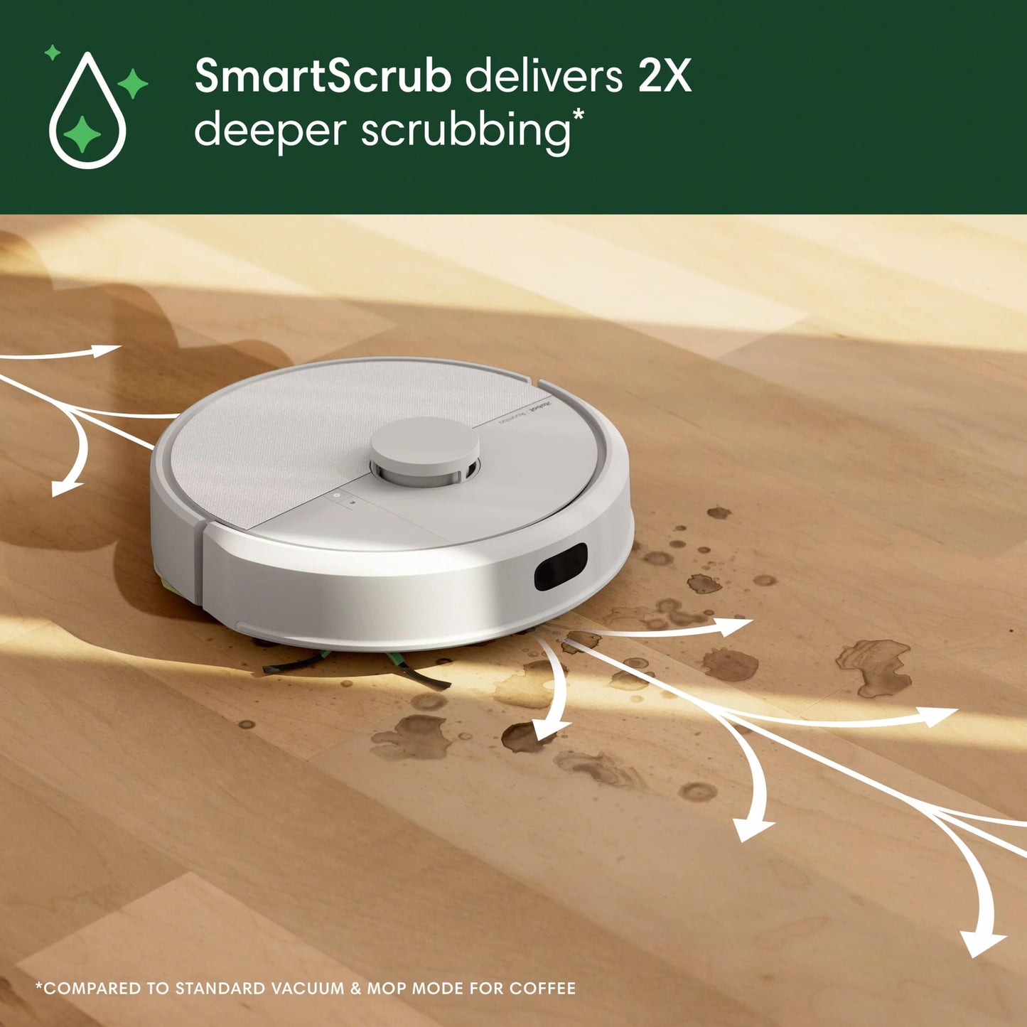 iRobot Roomba 105 Robot Vacuum Cleaner with Mop – White