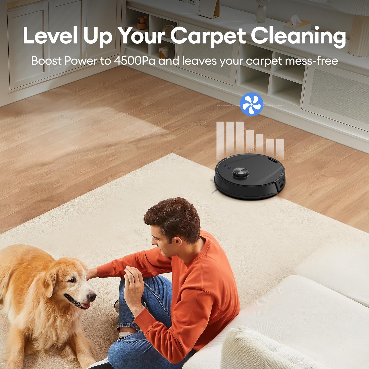 Ultenic T20 Pro Robot Vacuum Cleaner – 8,000Pa Suction, Mop & Self-Emptying Station
