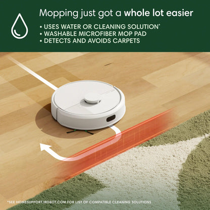 iRobot Roomba 105 Robot Vacuum Cleaner with Mop – White