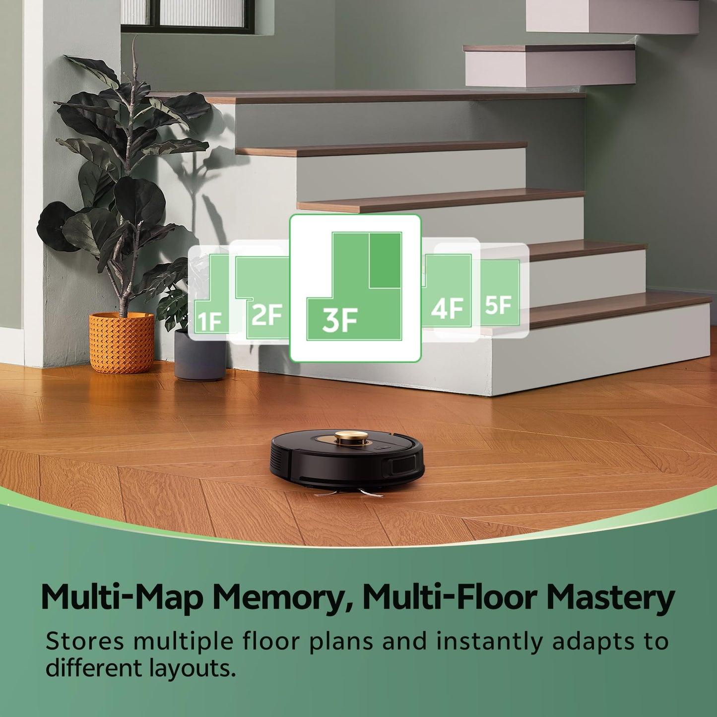 Vexilar W9 Robot Vacuum & Mop – 6000Pa Suction, LiDAR